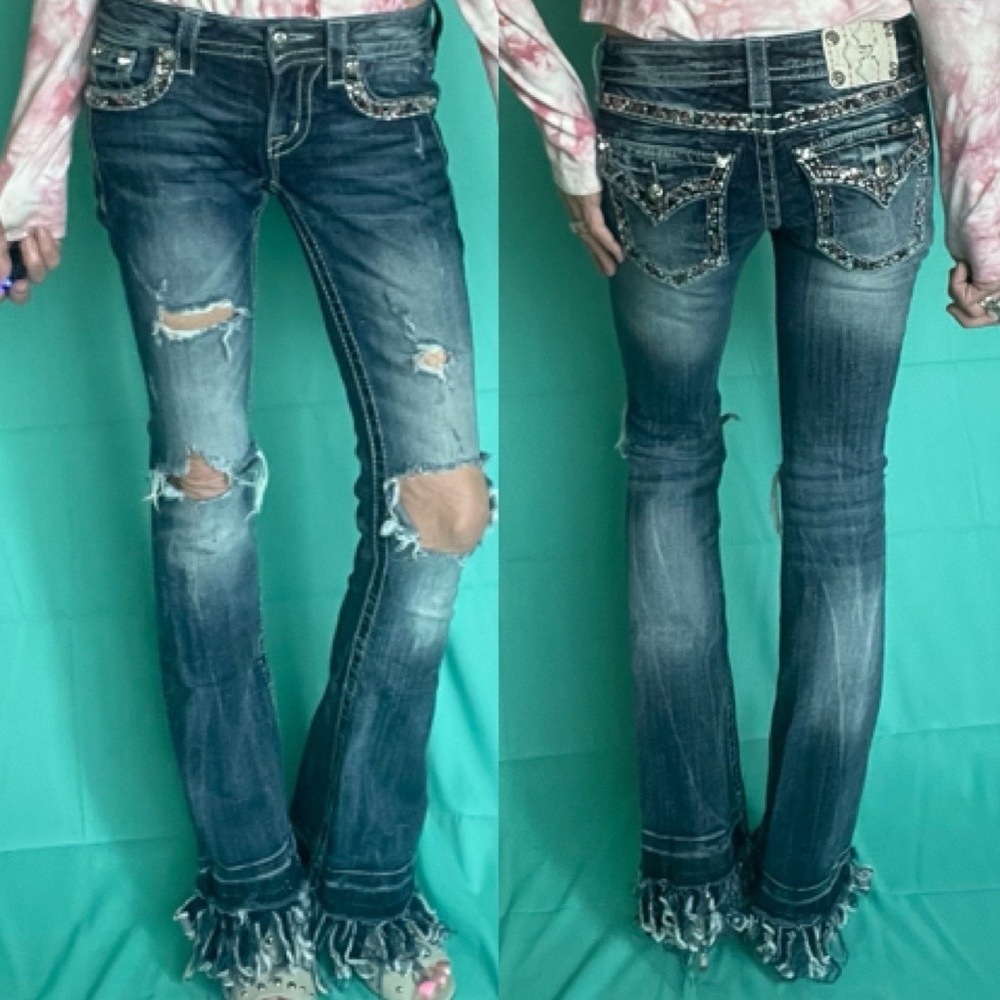 Miss me signature boot, cut size 25 jeans - Picture 7 of 17